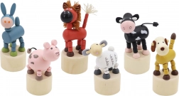 Drvena stiskalica životinjica Farma