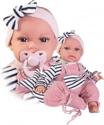 Realistična lutka beba Antonio Juan Toneta sa zvukovima i mekanim platnenim tijelom - 34 cm