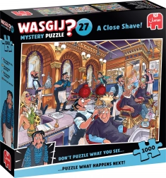 Puzzle Jumbo Wasgij Mystery 27: Temeljito Brijanje 1000 Komada