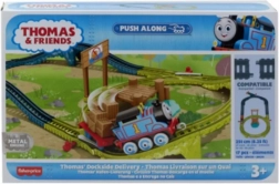 Lokomotiva na guranje THOMAS & FRIENDS – metalna mašinica s kompletom tračnica