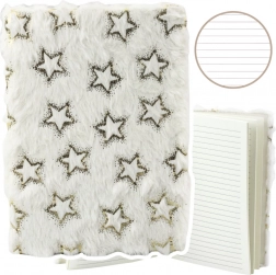 Bilježnica s plišanom koricom Zlatne zvijezde A5 80 listova
