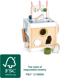 small foot motorička kocka arctic od FSC drva