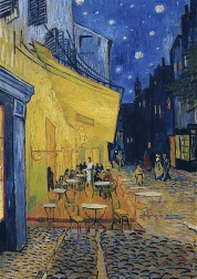 Puzzle Art Collection – terasa kafića noću 1000 dijelova