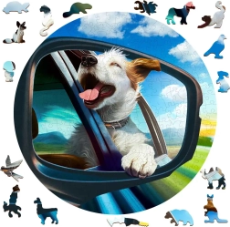 Drvene puzzle Veseli pas 250 dijelova WOODEN CITY