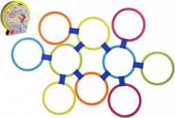 Teddies šareni skakaći obruči sa spojnicama, set 10 kom