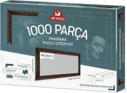 Okvir za slagalicu 96x34 cm smeđi