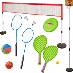 Sportski set 5u1 badminton košarka odbojka tenis frizbi