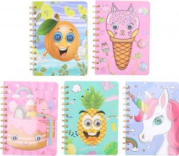 Ručni notes s crtama s očima 13x18 cm