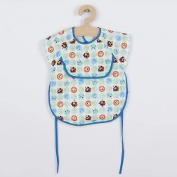 Dječja pregača–slinček New Baby 42 × 35 cm plava