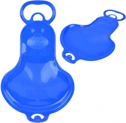 Plastično dječje sanjkanje na snijegu s ručkom