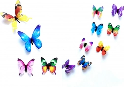 Ag683d fluorescentni leptiri 12 kom mix