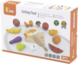 VIGA drveni set namirnica za rezanje