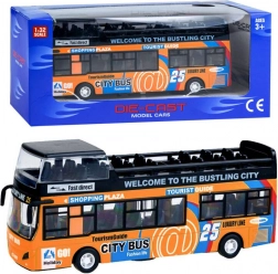 Metalni katni autobus s otvarajućim vratima – Narančasta