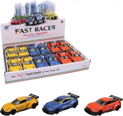 Metalni trkaći auto na navijanje unatrag