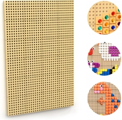 Masterkidz zidna kreativna STEM ploča s montažnim panelom 120 × 80 cm