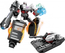 Autorobot Tank King crni 19 cm