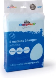 Jednokratna podloga za presvlačenje, bijela (5 kom)