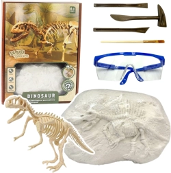 Paleontološki set – iskopavanja modela dinosaurovog kostura s alatima
