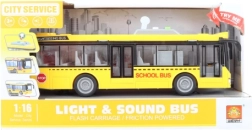 Školski autobus sa svjetlima i zvukovima na inercijski pogon