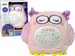 Slatka plišana sova s kolorističkim projektorom zvjezdica i melodijama