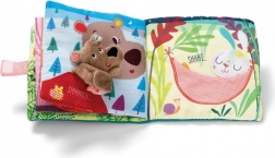 Lilliputiens tekstilna knjižica s lutkom za prst medvjedić César