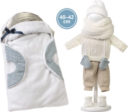 Odjeća s prijenosnom podlogom za lutku NEW BORN 40–42 cm