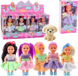 Mini lutkica u haljinici s psićem