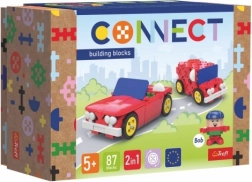 Konstrukcijski set Connect 2u1 kabriolet/dostavno vozilo plastika 87 dijelova u kutiji 19x13,5x9 cm