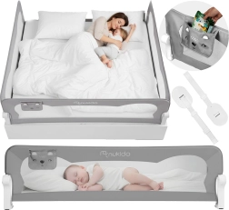 Bed Rail Guard 200 cm Nukido – Grey
