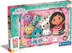 Puzzle maxi 60 dijelova GABBY'S DOLLHOUSE – CLEMENTONI