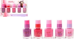 Create It! set of five nail polishes for kids