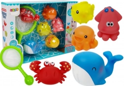 Vodene životinje Set za kupanje Dupin Rak Mrežica