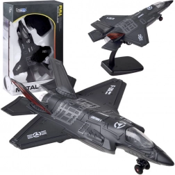 Metalni vojni zrakoplov F-25 sa zvukovima i svjetlima – Cijan