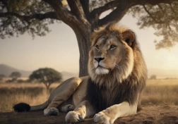 Puzzle odmarajući lav 500 dijelova DINO