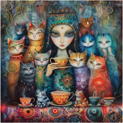 Anatolian četvrtaste puzzle Čarobne oči 1024 dijelova