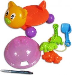 Vučni mačak s priborom za pijesak