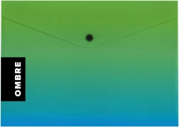 Pismo s drukom A5 zeleno OMBRE