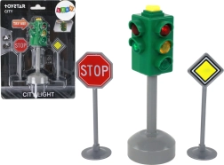 Svjetleći semafor za djecu sa zvukovima 12 cm