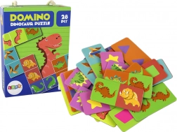 logička igra Puzzle Domino Dinosauri