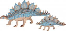Woodcraft drvene 3D puzzle stegosaurus 2 u 1