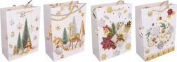 Poklon-vrećica S 18 × 24 × 8,5 cm – božićni motivi