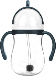 Čarobna bočica sa slamkom i utegom 280 ml bijela