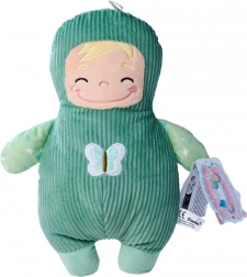 Plišana lutka Squishbabies u zelenoj odjeći 28 cm