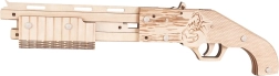 Woodcraft drvene 3D puzzle – pištolj na gumice Mossberg