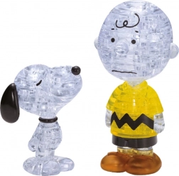 HCM KINZEL 3D kristalna slagalica Snoopy i Charlie Brown – 77 dijelova