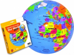 Lopta globus Caly 30 cm - Naš svijet