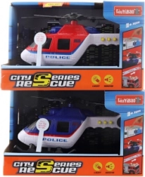 Policijski helikopter na baterije sa svjetlima i zvukovima