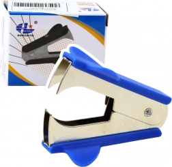 Metalni plastični uklanjač spajalica plavi