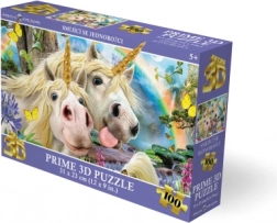 3D puzzle Nasmiješeni jednorogovi 100 dijelova