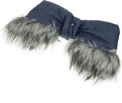 rukavice za kolica 2u1 s krznom new baby plava